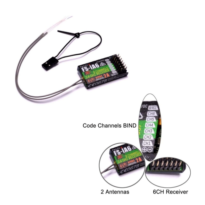 Flysky FS-IA6 Receiver 6CH Dua – Drone Antenna Bewertung und Preis