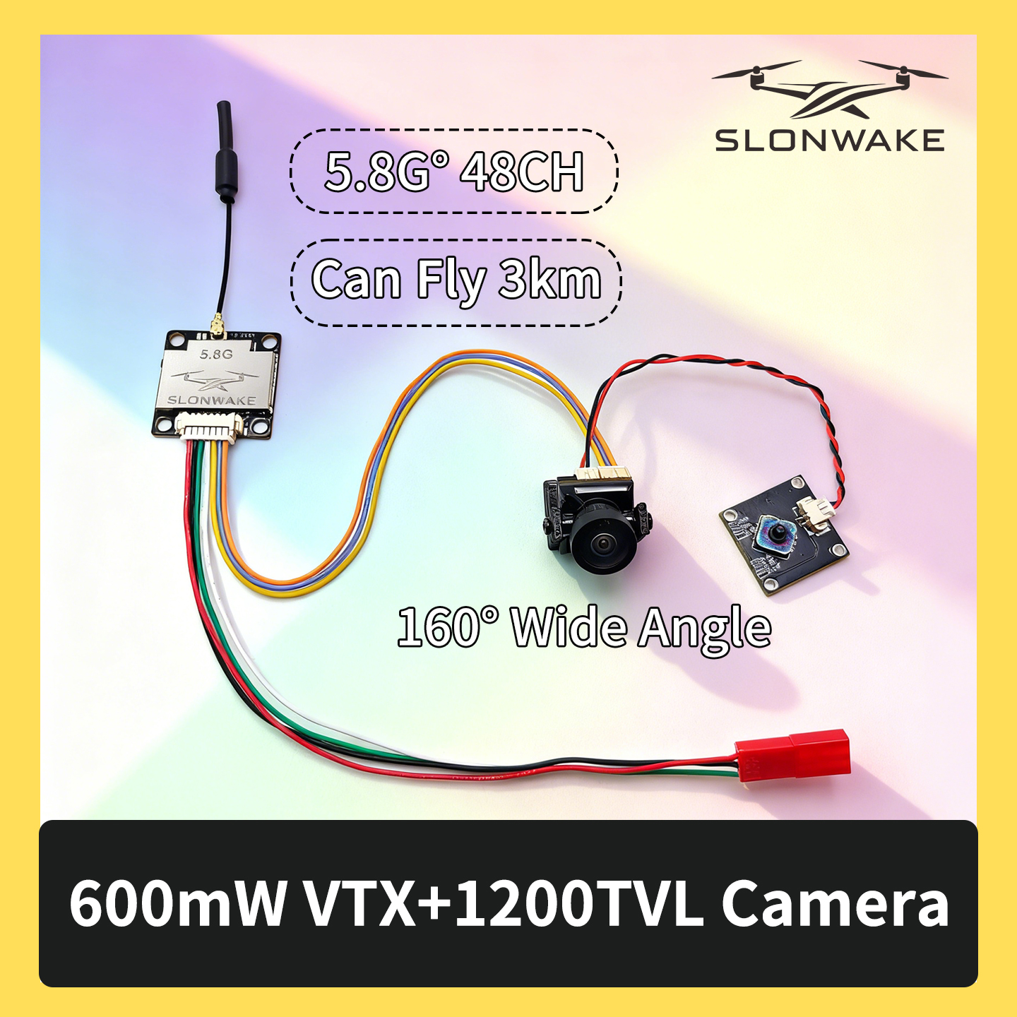 SLONWAKE 5.8G 600mW 7-24V FPV  – Drone Frame Bewertung und Preis