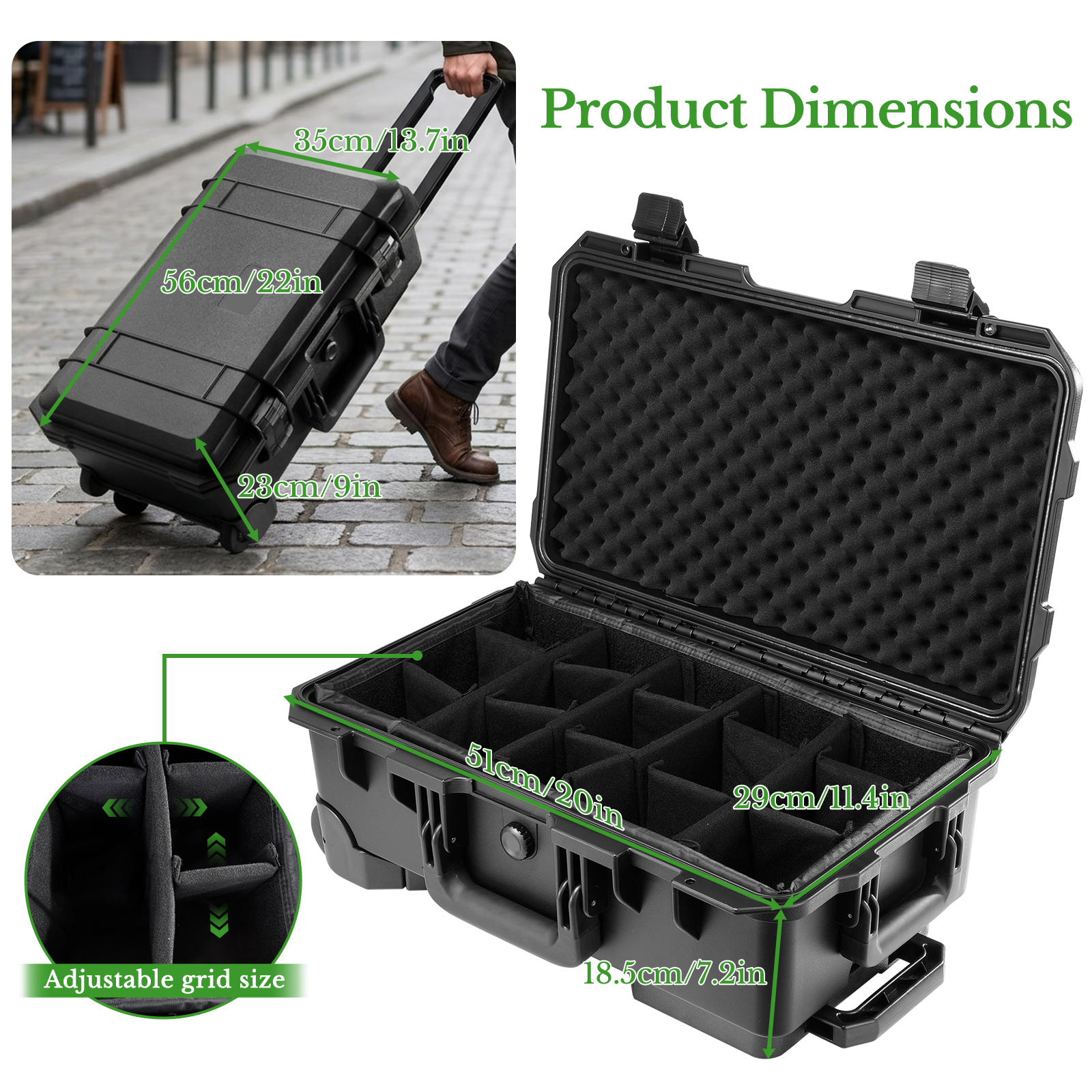 Professional Large Hard Rollin – Drone Frame Bewertung und Preis