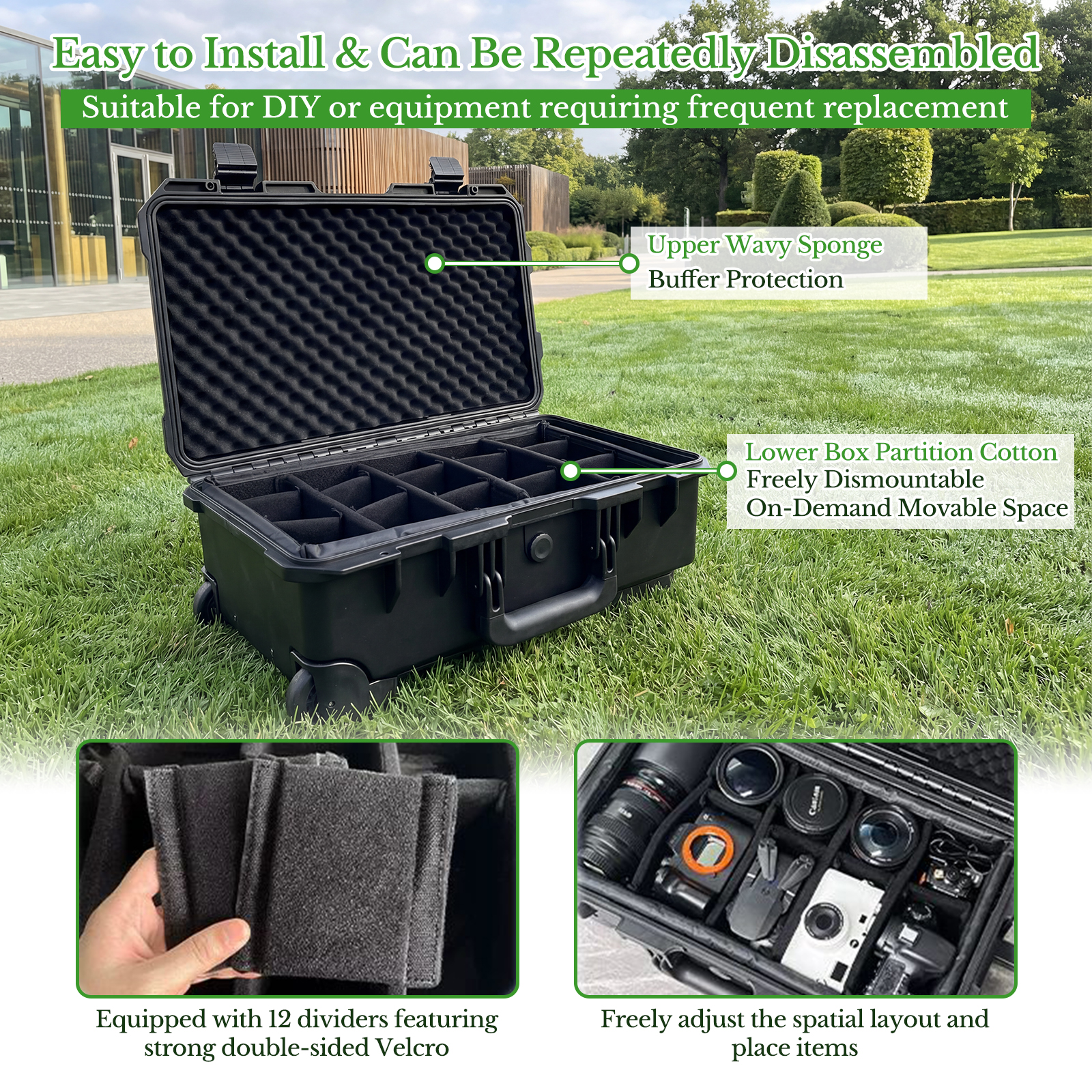 Professional Large Hard Rollin – Drone Frame Bewertung und Preis