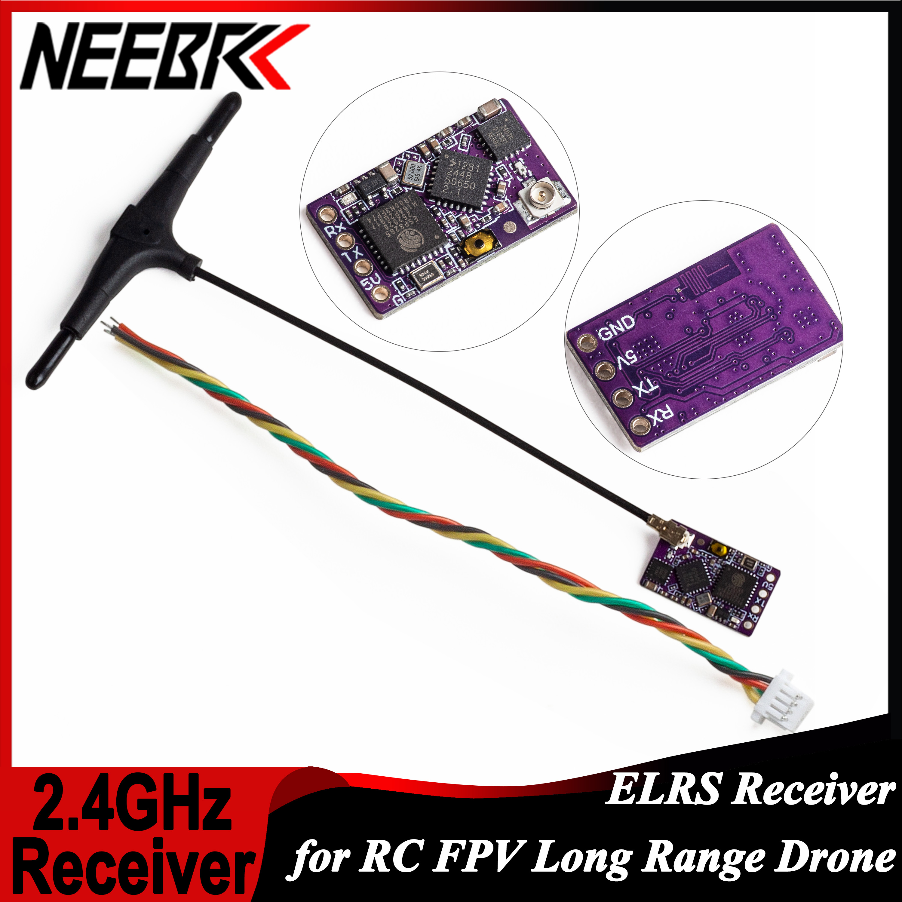 1/2/5/10PCS ELRS 2.4GHz RX Lon – Drone Antenna Bewertung und Preis