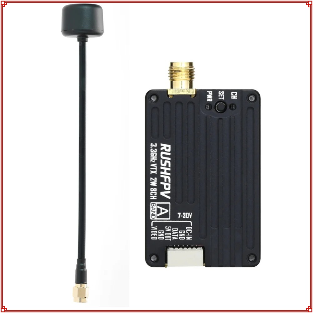2026 New RUSHFPV 3.3G 2W VTX T – Drone Transmitter Bewertung und Preis