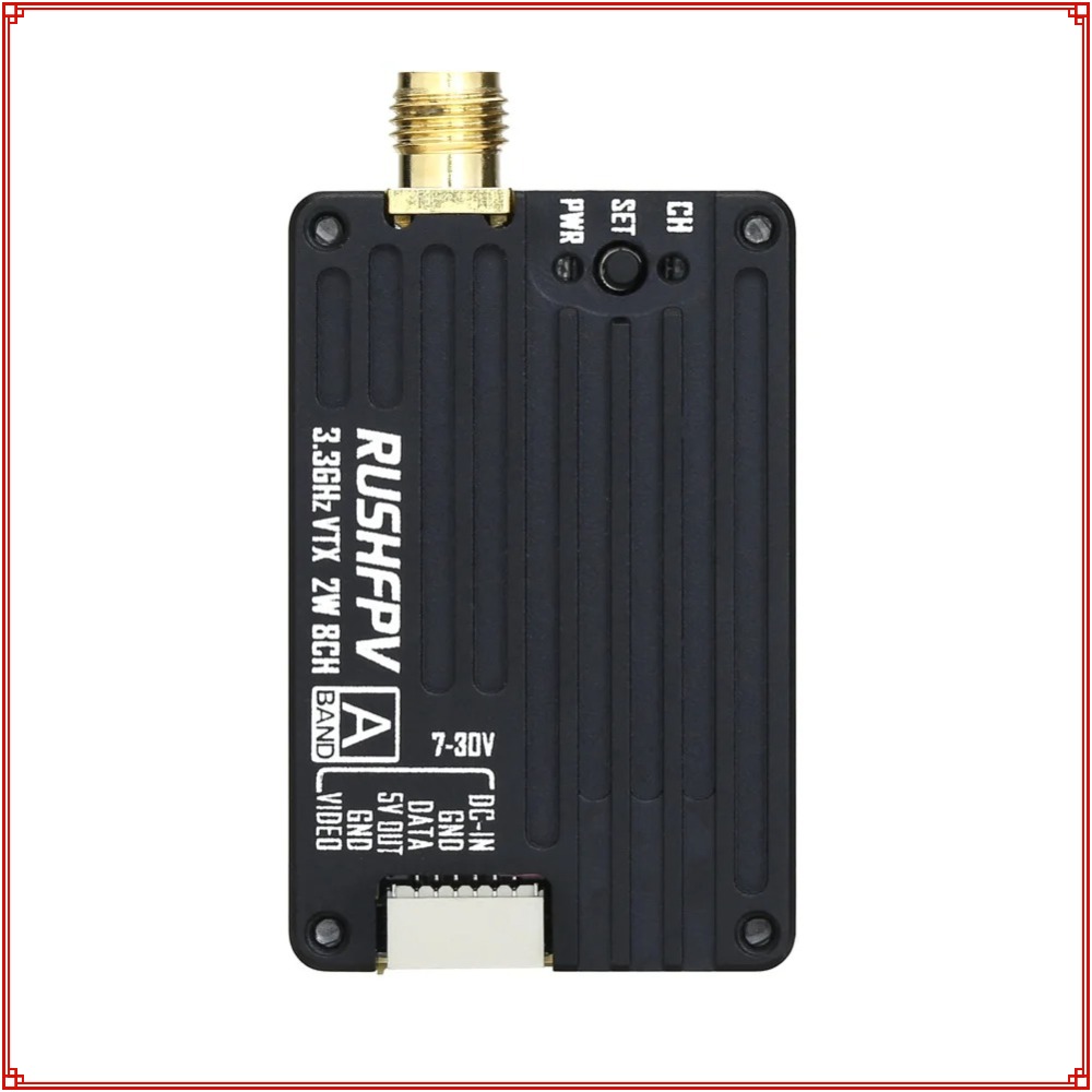 2026 New RUSHFPV 3.3G 2W VTX T – Drone Transmitter Bewertung und Preis