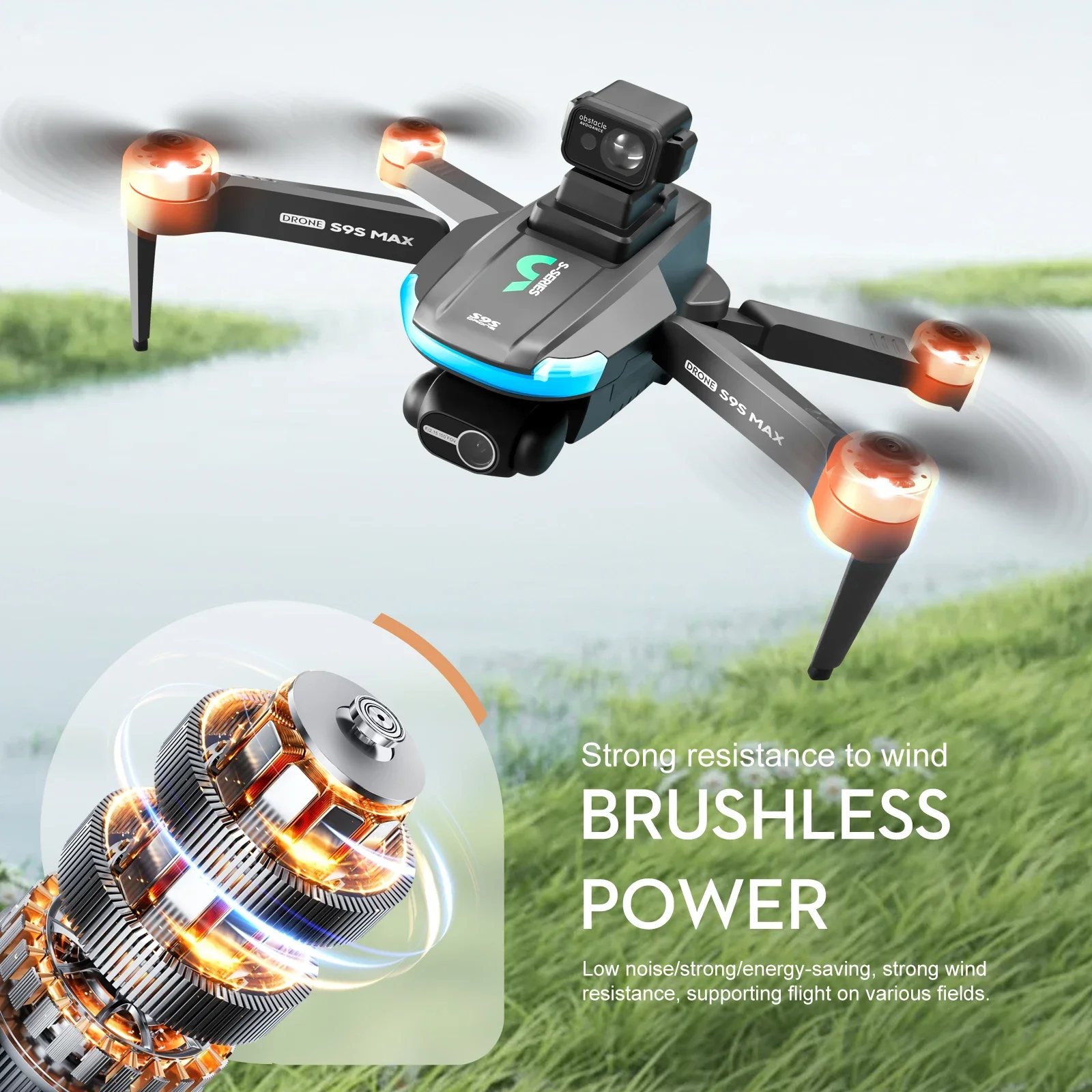 NEW S9S MAX MINI Drone 4K 2-Ax – Drone Gimbal Bewertung und Preis