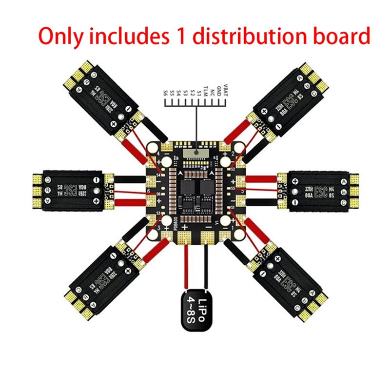 【CYBER MONDAY】1 Pc PDB600A 8S  – Drone Power Distribution Board Bewertung und Preis
