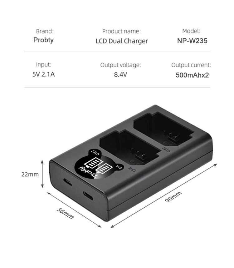 2200mAh NP-W235 NP W235 Batter – Drone Battery Bewertung und Preis