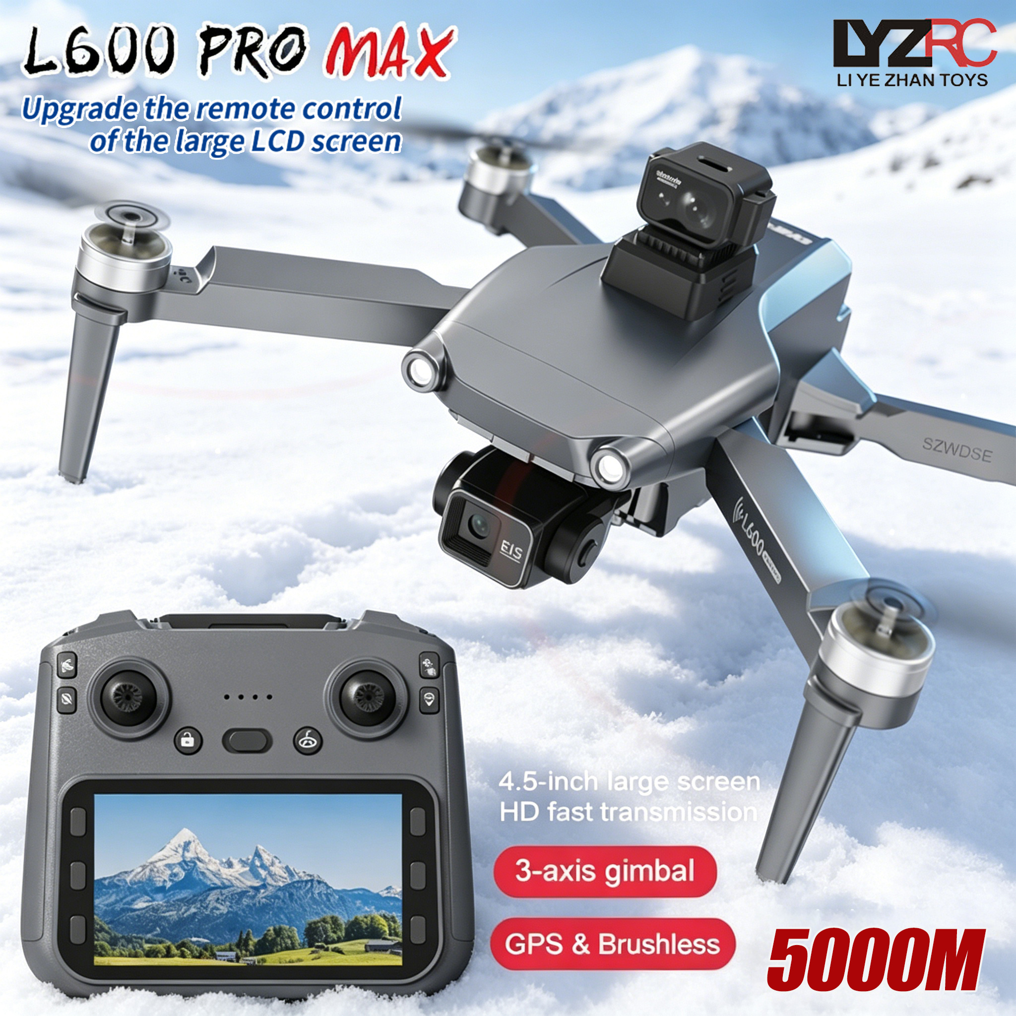 L600 MAX GPS Drone Professiona – Drone Gimbal Bewertung und Preis