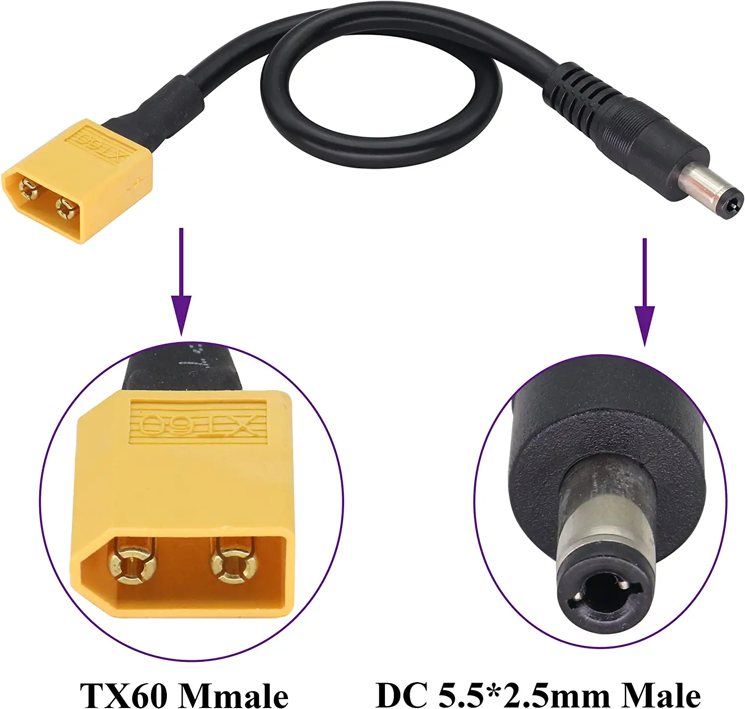 XT60 Adapter Cable XT60 Male t – Drone Compass Bewertung und Preis
