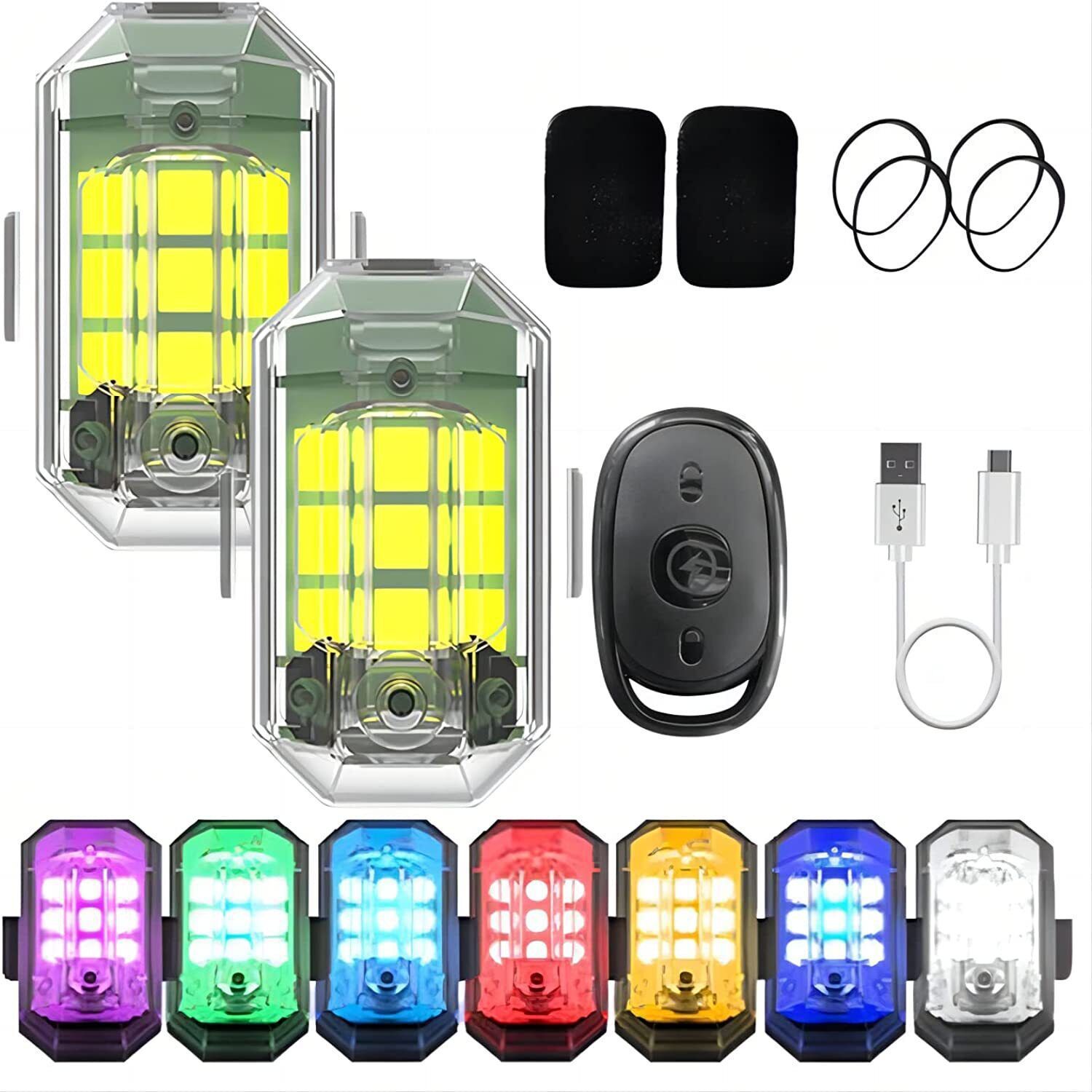 1/2/4Pc Remote Motorcycle Ligh – Drone Led Light Bewertung und Preis