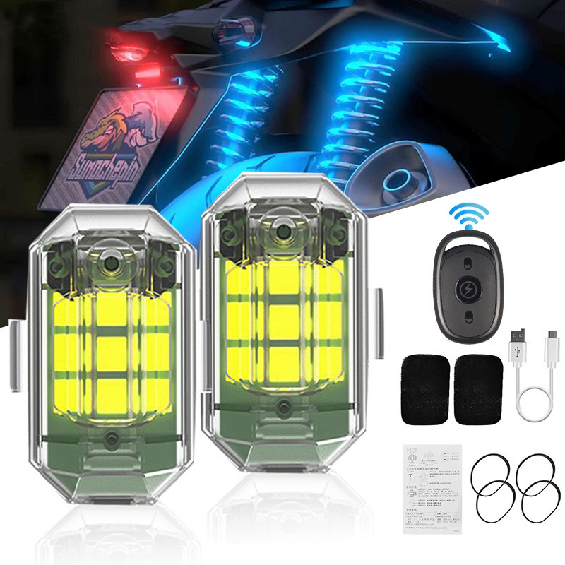 1/2/4Pc Remote Motorcycle Ligh – Drone Led Light Bewertung und Preis