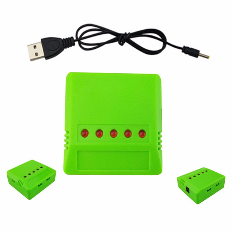 5PCS Cables And 1X 5 In 1 USB  – Drone Charger Bewertung und Preis