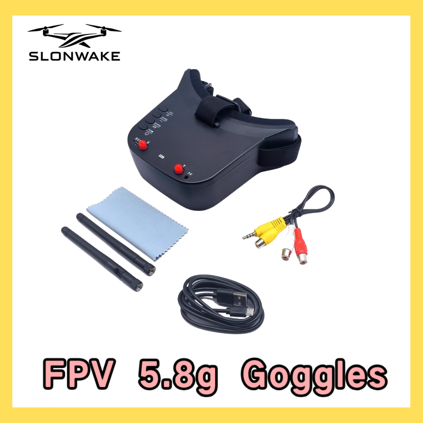 SLONWAKE 5.8G 48CH FPV 400mw V – Drone Frame Bewertung und Preis