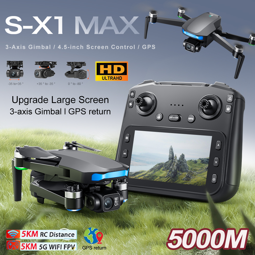 New S-X1 MAX Drone GPS 8K Prof – Drone Gimbal Bewertung und Preis