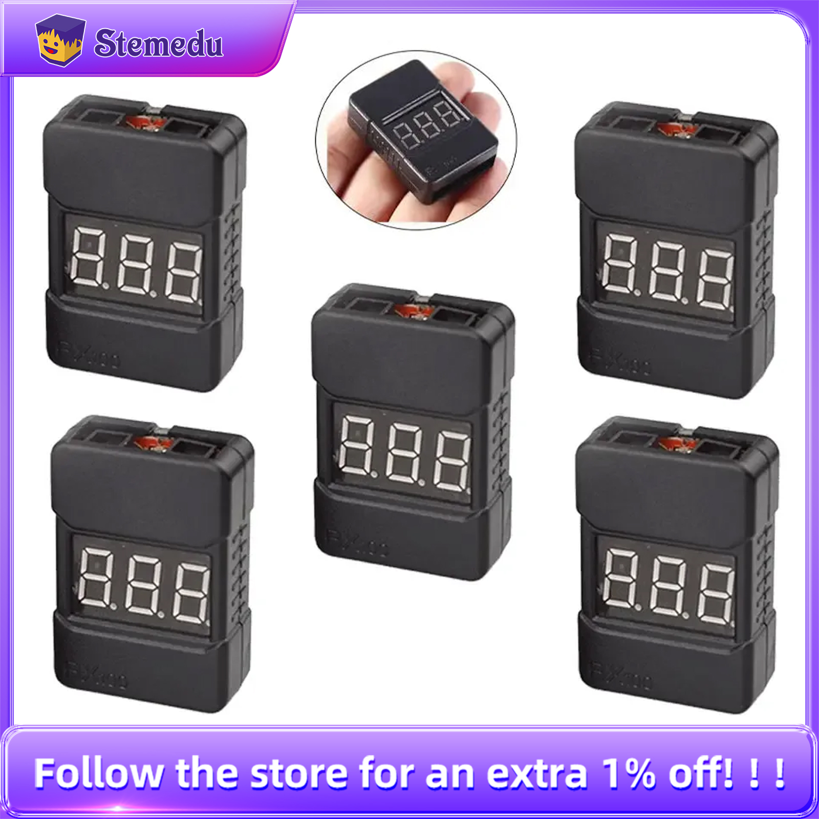 BX100 1-8S Lipo Battery Voltag – Drone Buzzer Bewertung und Preis