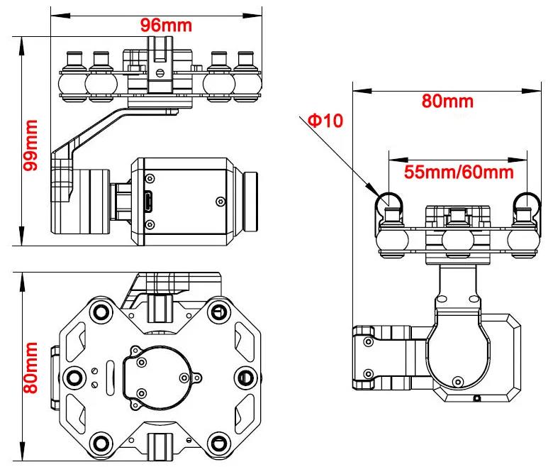 Tarot TL3T20 3-axis Gimbal 640 – Drone Gimbal Bewertung und Preis