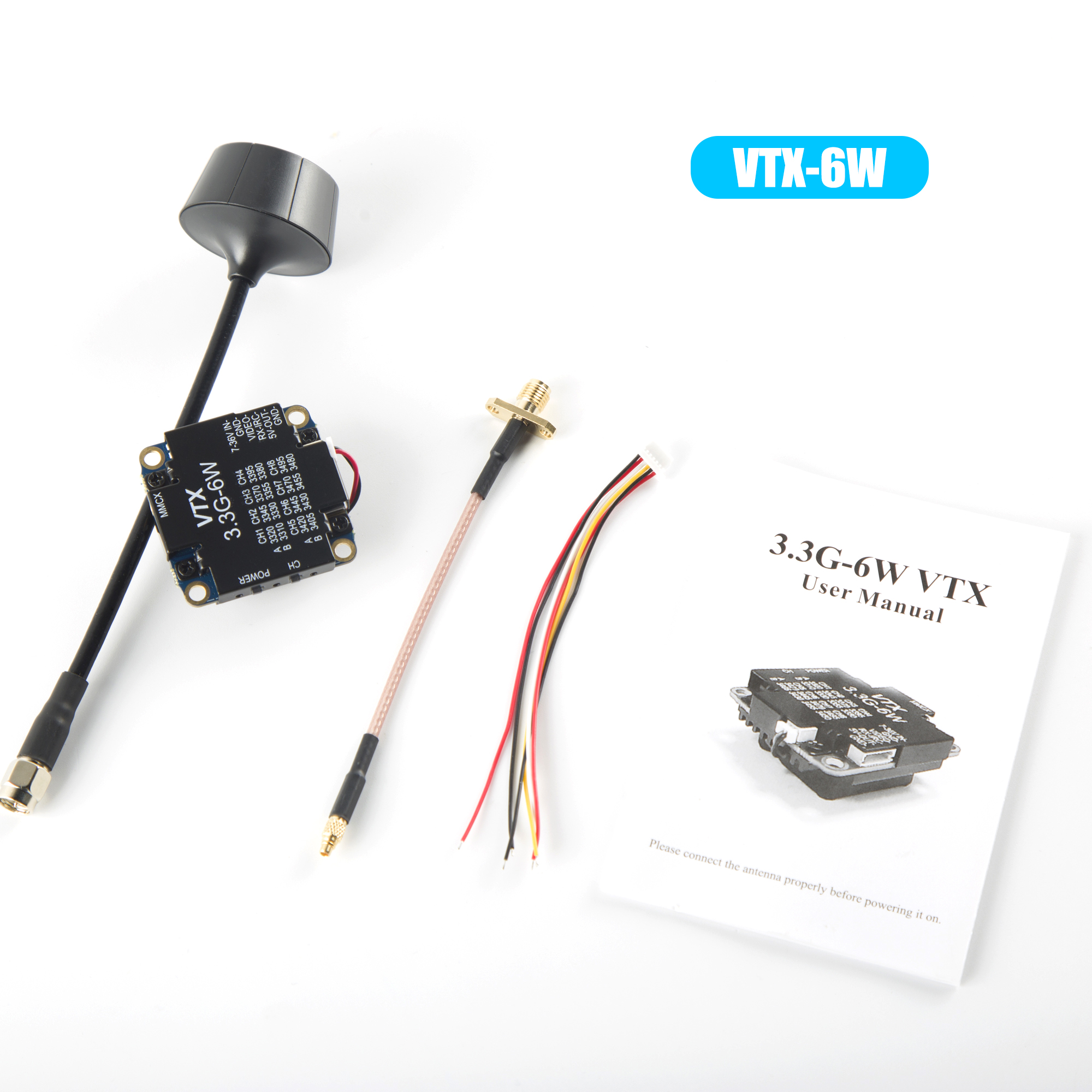 FPV Video Transmitter 3.3G 6W  – Drone Transmitter Bewertung und Preis