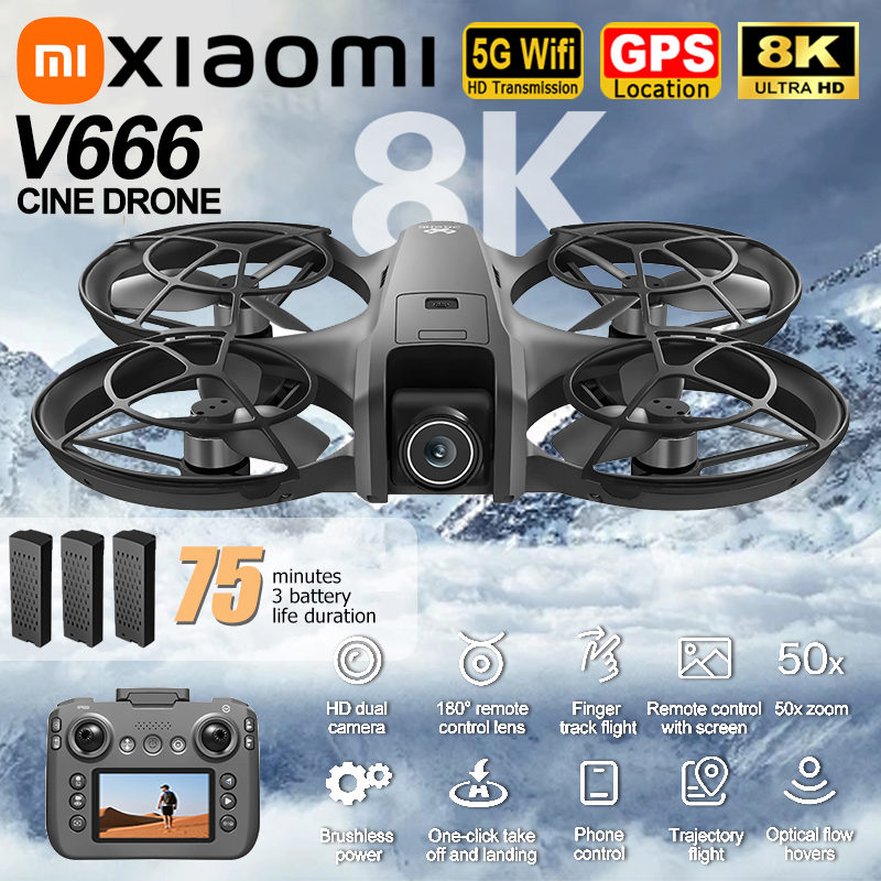 Xiaomi V666 Drone 8K Aerial HD – Drone Gimbal Bewertung und Preis